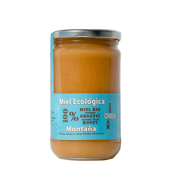Miel cruda y ecológica de montaña